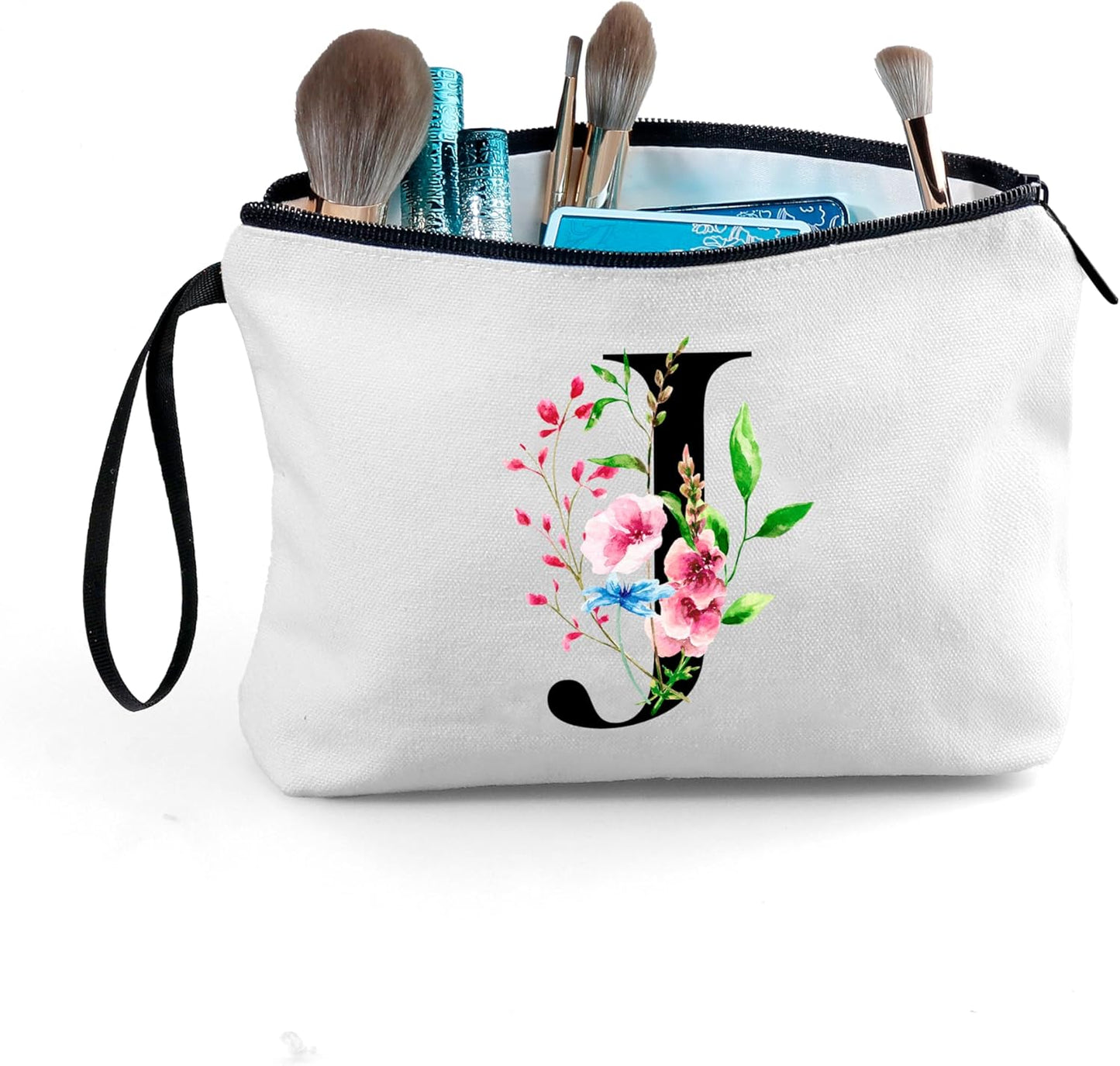 Personalized Makeup Bag with Mirror - Unique Gift for Women | Travel Cosmetic Organizer for Friends, Sisters, and Bridesmaids