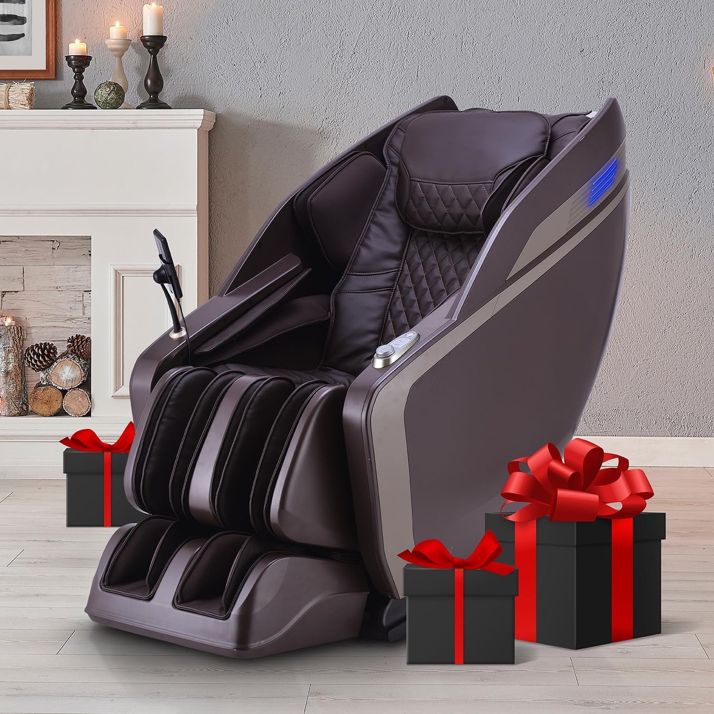 Osaki Ai Monarch LE Massage Chair - Full Body 3D Sonic Massage with Body Scan & Hand Reflexology | Black