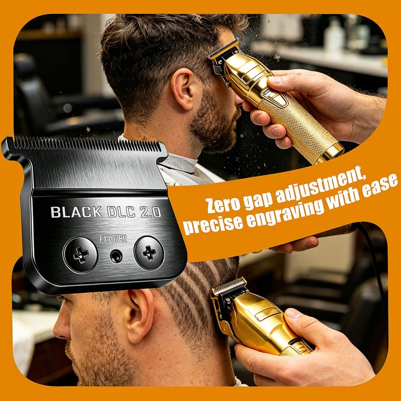 Replacement Blade for BaByliss PRO Hair Trimmers (FX787, FX799) and LoPROFX Trimmers (FX726, FX729) (Black/3PCS)