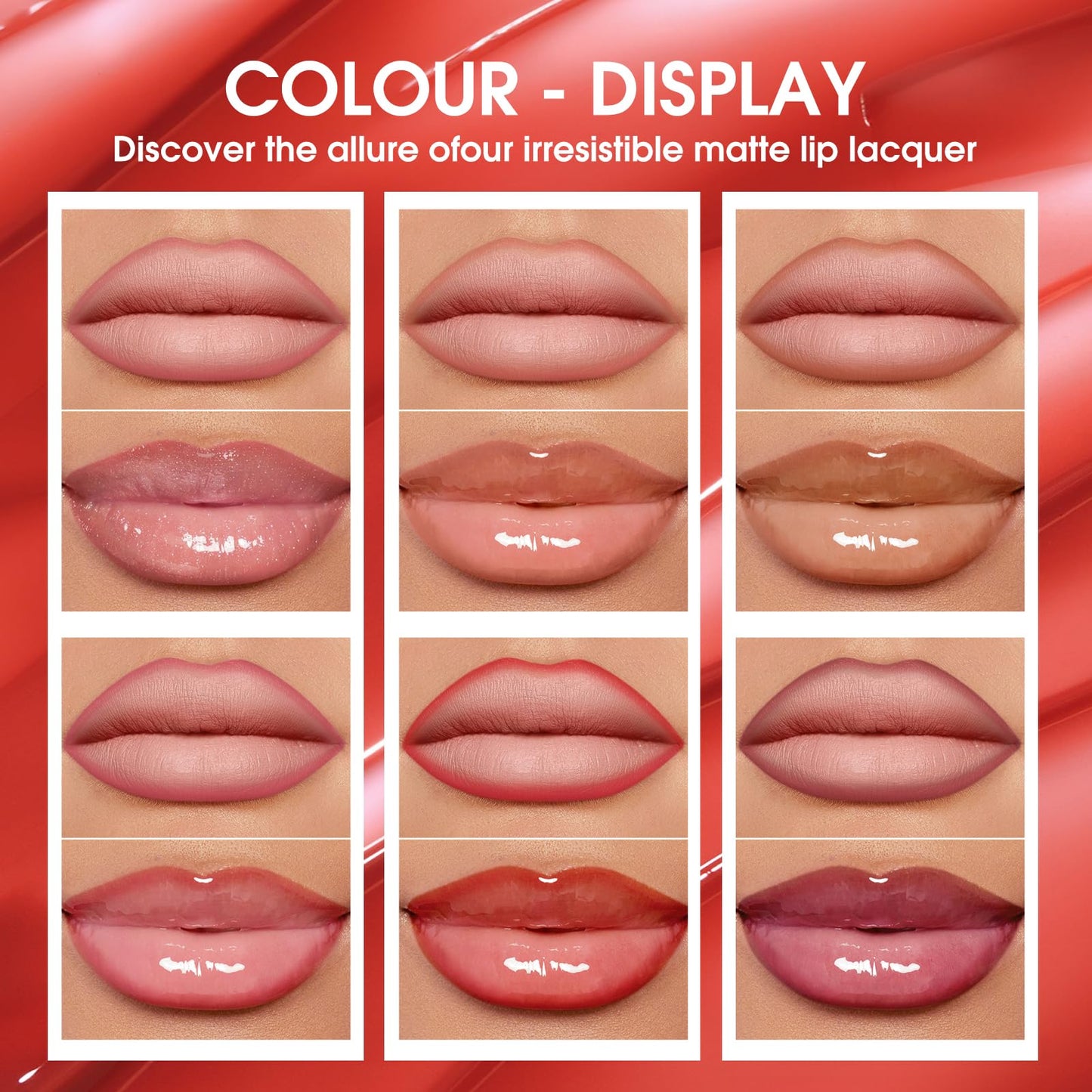 LANGMANNI 6 Matte Lip Liner With 6 Nourishing Lip Oil Lip Gloss Set, Long-Lasting And Hydrating 2 IN 1 Makeup Set, Beauty Daily Cosmetics Gift for Girls