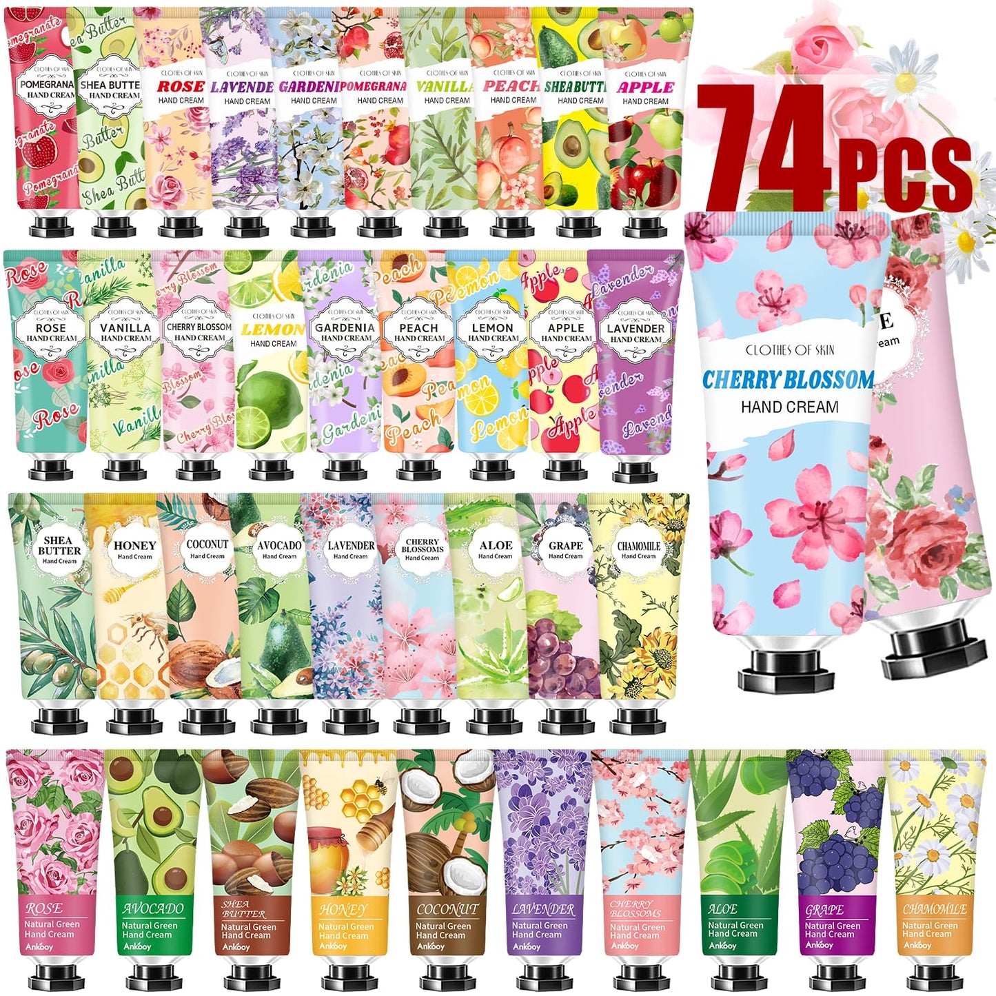 Hand Cream Gift Set - 20 Pack Travel Size Lotion for Dry Hands | Perfect for Mother's Day, Birthdays, and Teacher Appreciation
