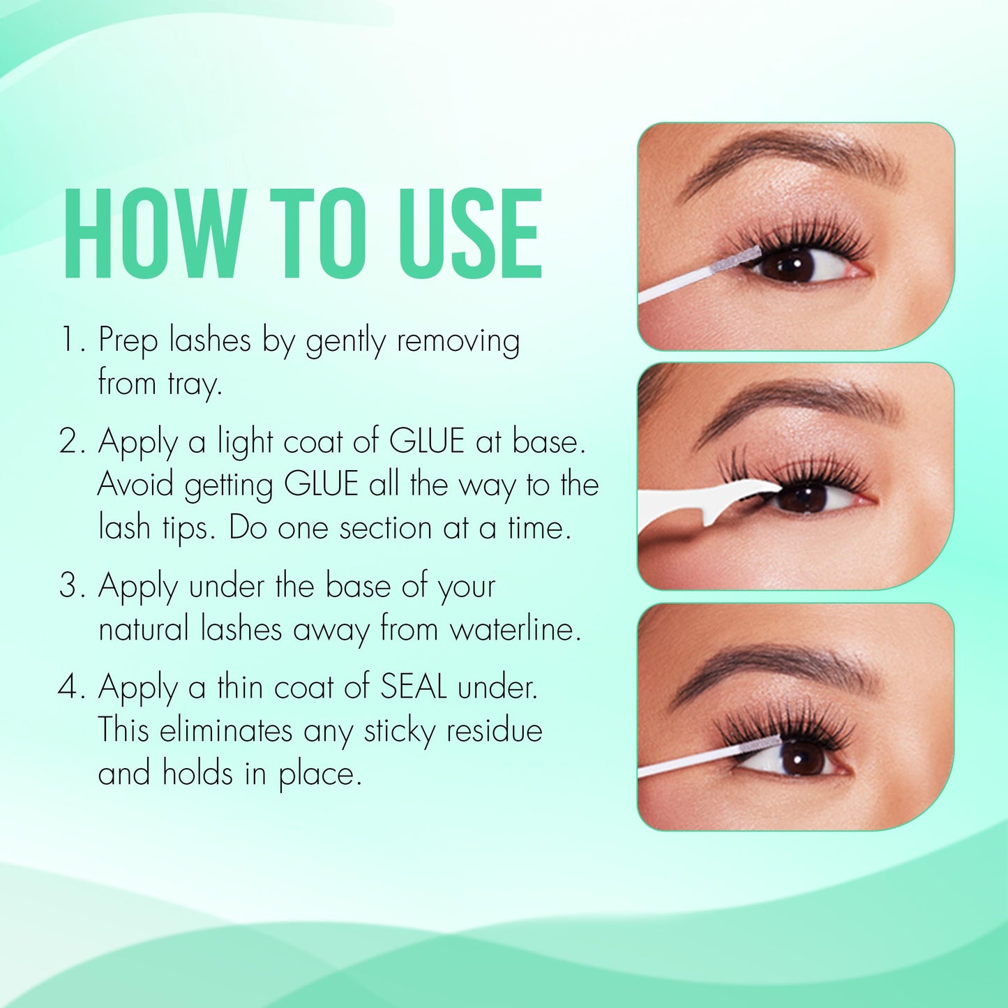 DUO Under Lash Glue & Seal – Clear Eyelash Adhesive with Gentle Removal, Easy 1 Day Wear, Strong Hold Eyelash Glue for DIY Lash Clusters