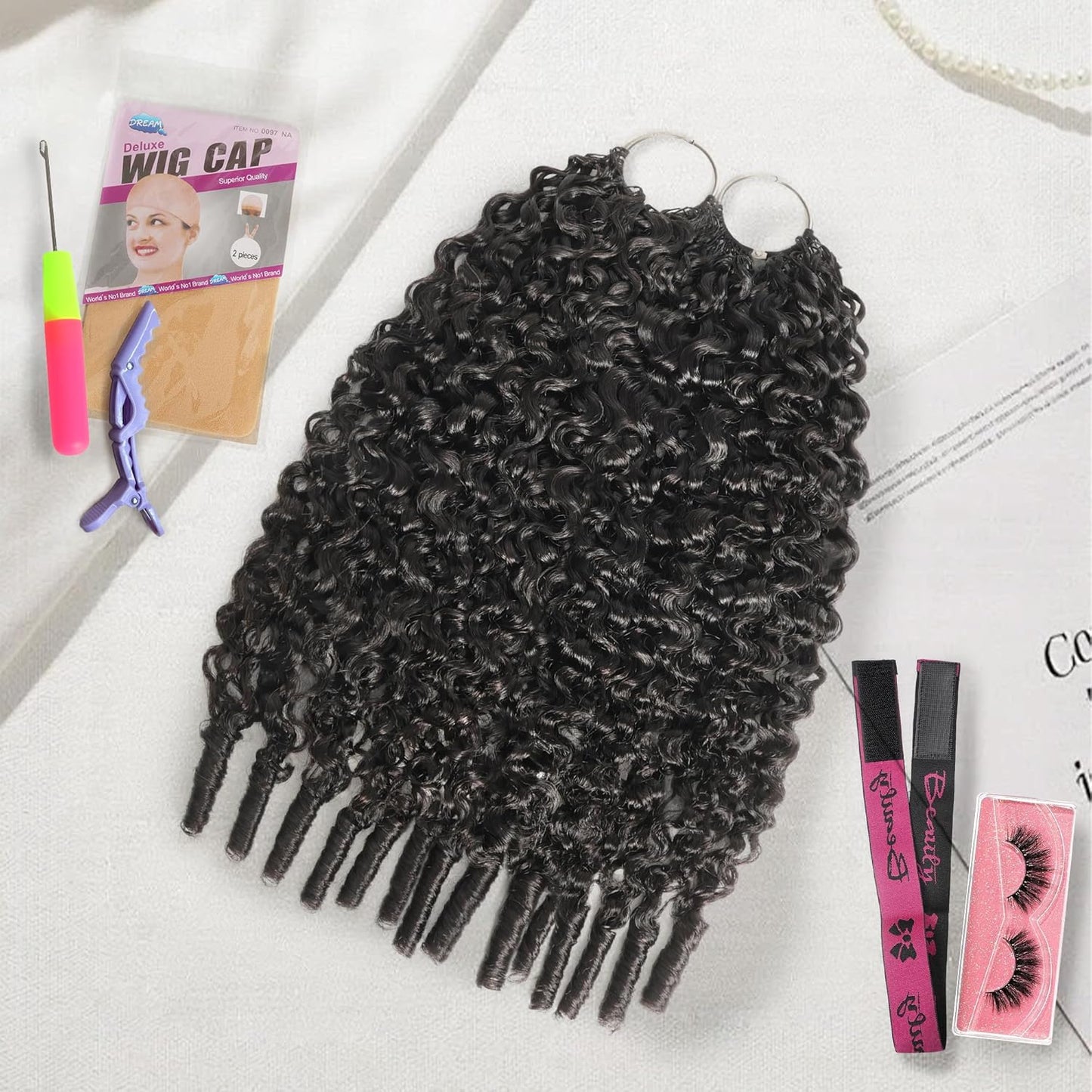 Burmese Curly Crochet Hair - 12 Inch 120g Pre-Separated Bundles | Natural Black for Black Women