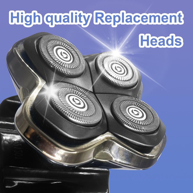 Pitbull Gold PRO/Pitbull Platinum Pro Replacement Blades - 16 Pack Compatible with Skull Shaver Heads