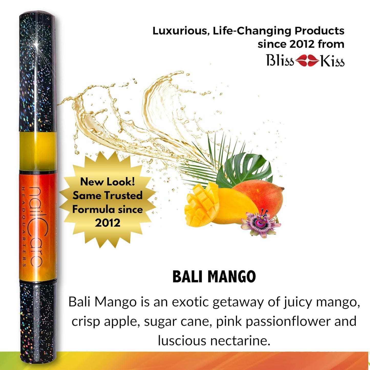 Simply Pure Cuticle Oil Pen - Nail Strengthener & Growth Serum with Jojoba | Bali Mango Fragrance