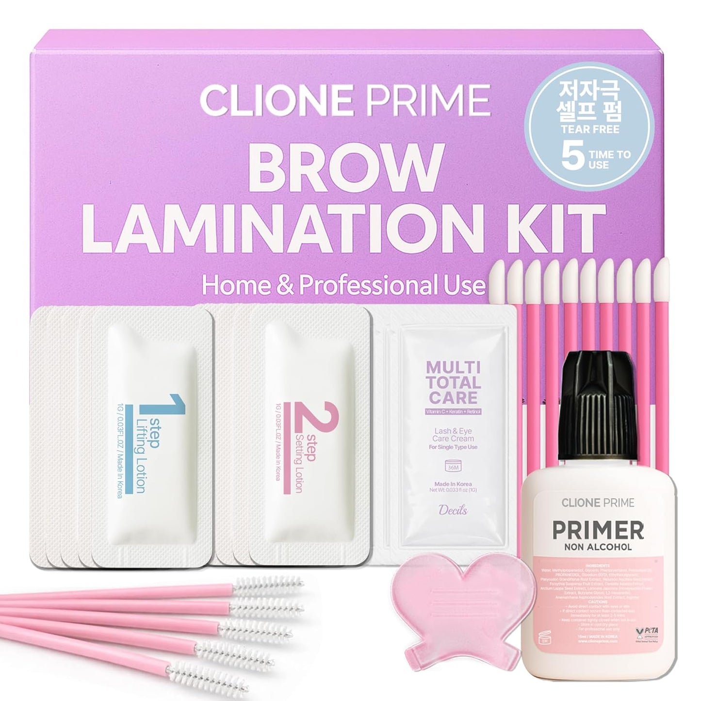 Brow Lamination Kit - DIY Eyebrow Perm for Fuller, Thicker Brows | Lasts Up to 8 Weeks