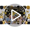 Black Gold 18th Birthday Decorations Set for Boys - 52pcs