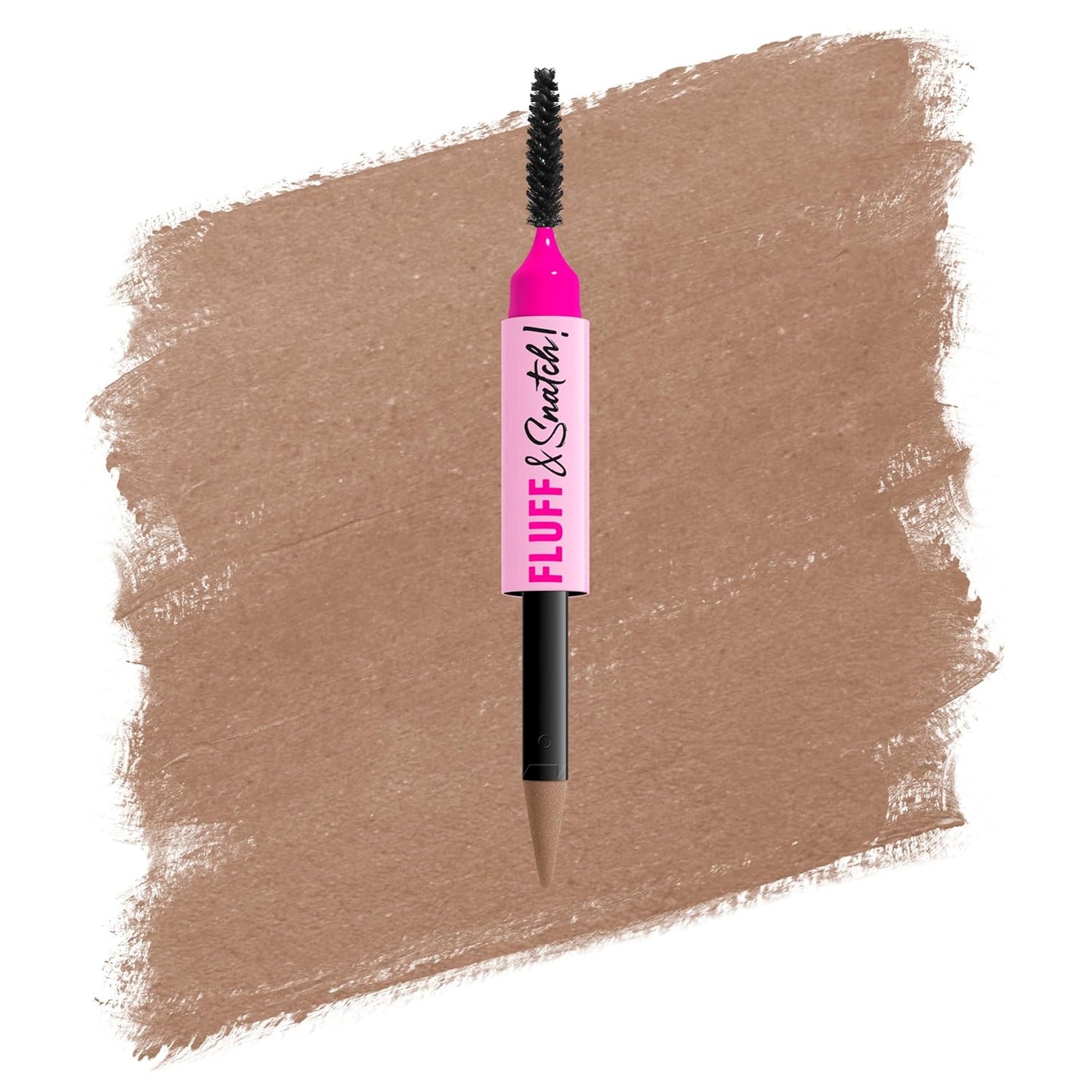 NYX Fluff & Snatch Brow Powder Pen - Cream To Powder Eyebrow Pencil For Soft, Defined Brows | Smudge-Resistant - Taupe