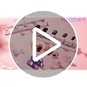 Haozher Nail Stand Set - 2 Acrylic Holders for Nail Art & Practice