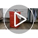 Handy Laundry 60L Collapsible Waterproof Laundry Basket - Durable, Foldable with Soft Grip Handles