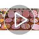 48-Count Strawberry Paper Plates - 7-Inch Disposable Dinnerware Set