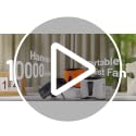 Hanop Portable Waist Fan with 10000mAh Battery & 4 Speeds