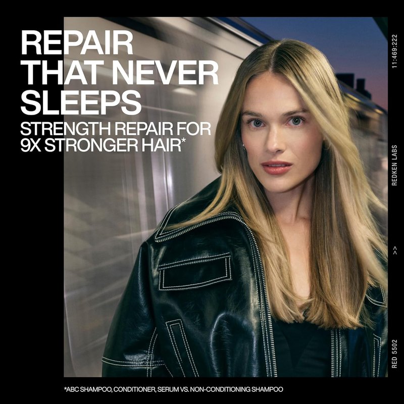 Redken Acidic Bonding Concentrate Serum - Overnight Repair for Damaged Hair | Lightweight & Anti-Frizz