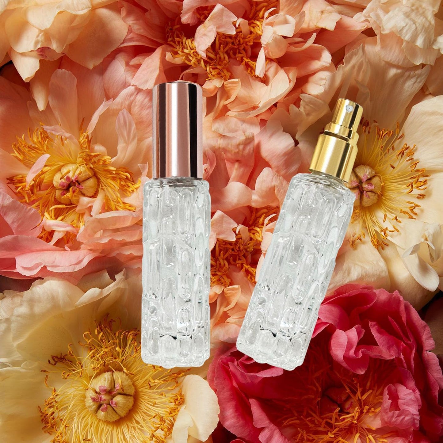 Refillable Travel Perfume Atomizer - 15ml Mini Glass Bottles | Perfect for Travel & Gatherings (2 Pack)