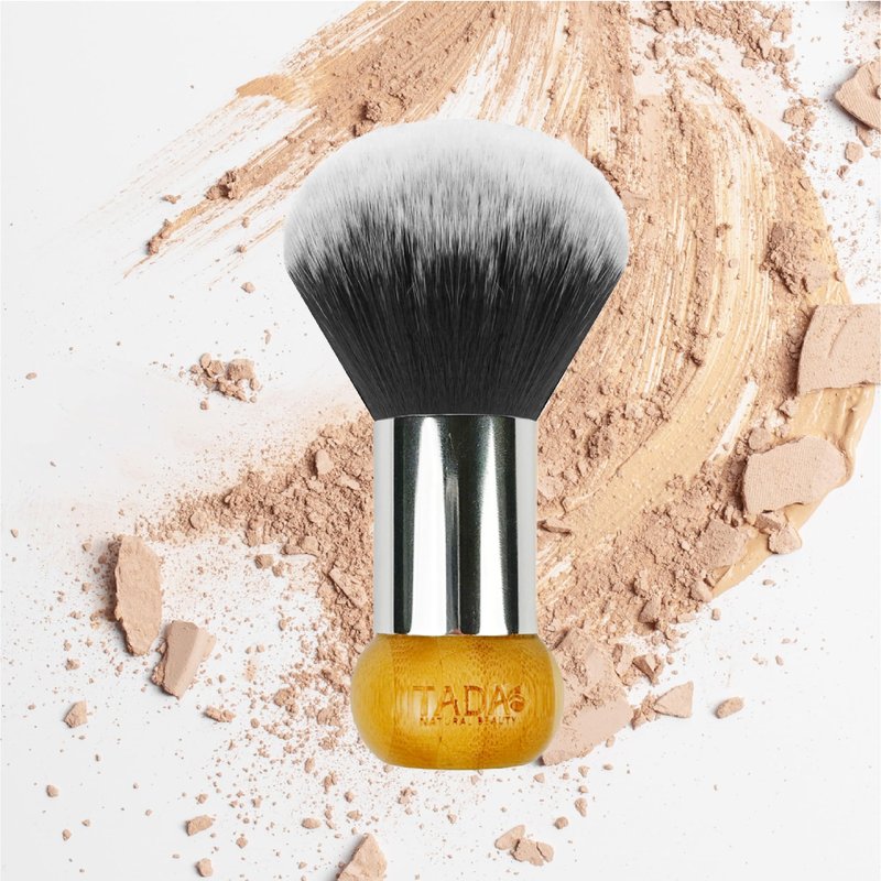 TADA Natural Beauty Kabuki Brush for Foundation Powder Blush & Bronzer, Makeup Brushes for Liquid Powder and Cream