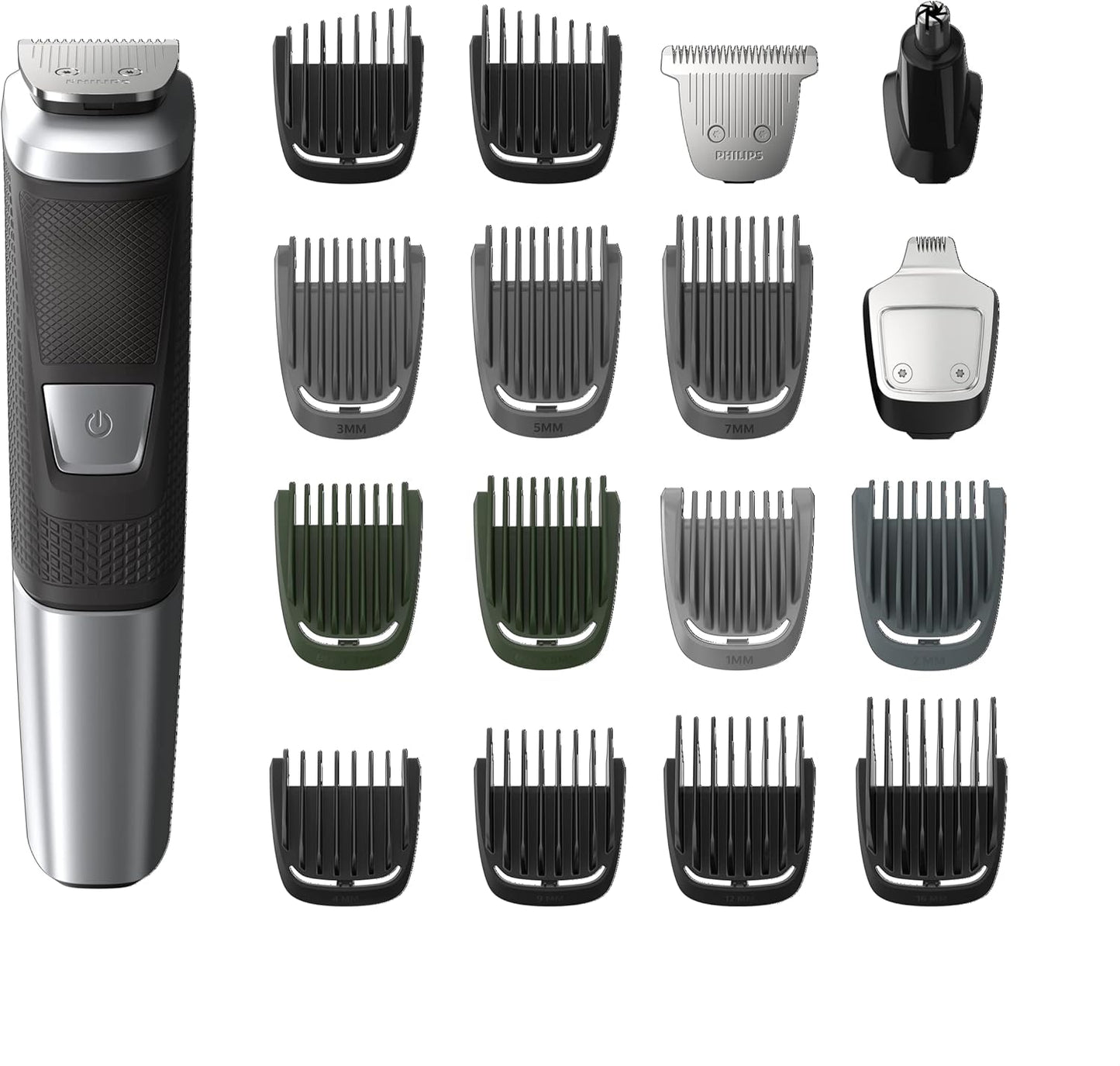 Philips Multigroom Series 5000 | 18-Piece Men's Trimmer Set - Beard, Hair & Body Grooming