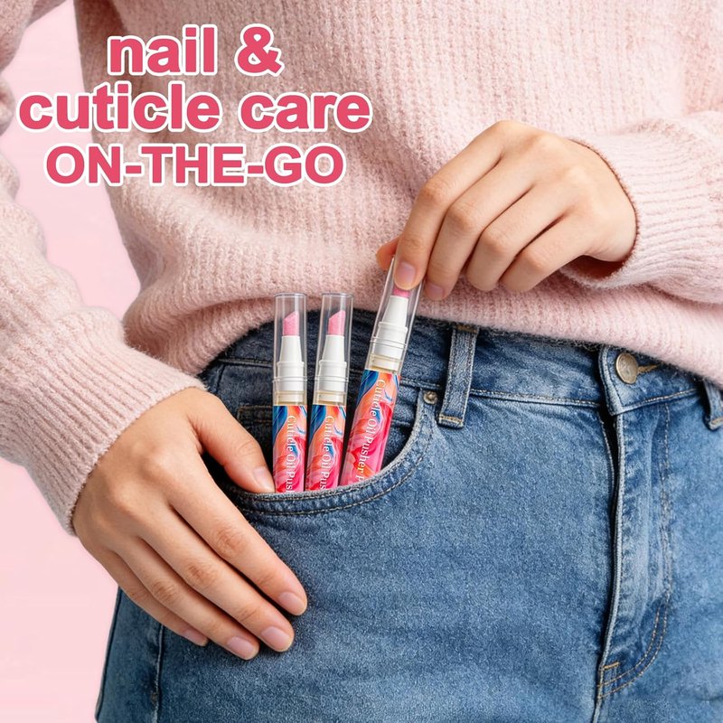 Ceramic Cuticle Pen - Moisturizes & Polishes Dry Cuticles | Instantly Removes Dead Skin, Leaves Nails Shinier