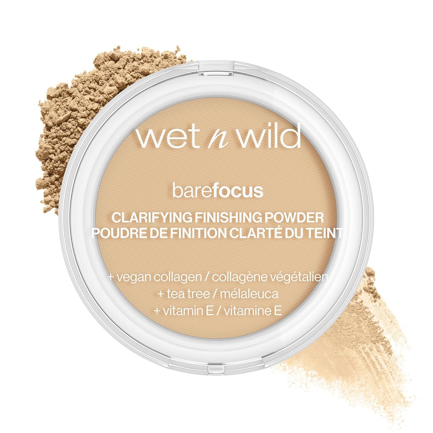 Bare Focus Clarifying Finishing Powder - Matte Pressed Setting Powder | Fair-Light Shade