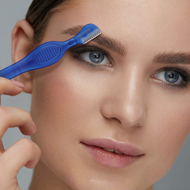 Mudder 28 Pcs Eyebrow Razor Knife Shaver Trimmer Shaver Multipurpose Exfoliating Tool Facial Hair Removal for Women Valentine Gift Giving
