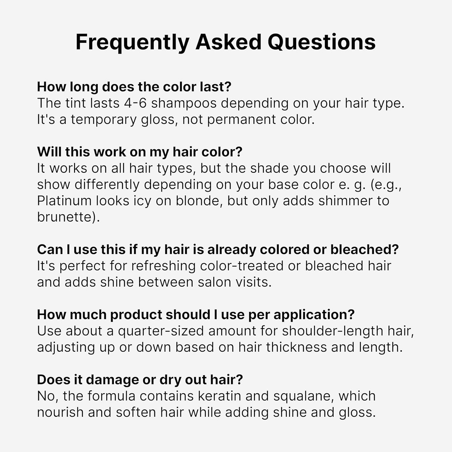 Keracolor High Shine Tinted Hair Gloss - In-Shower Color-Enhancing Treatment | Auburn, 8 Fl Oz