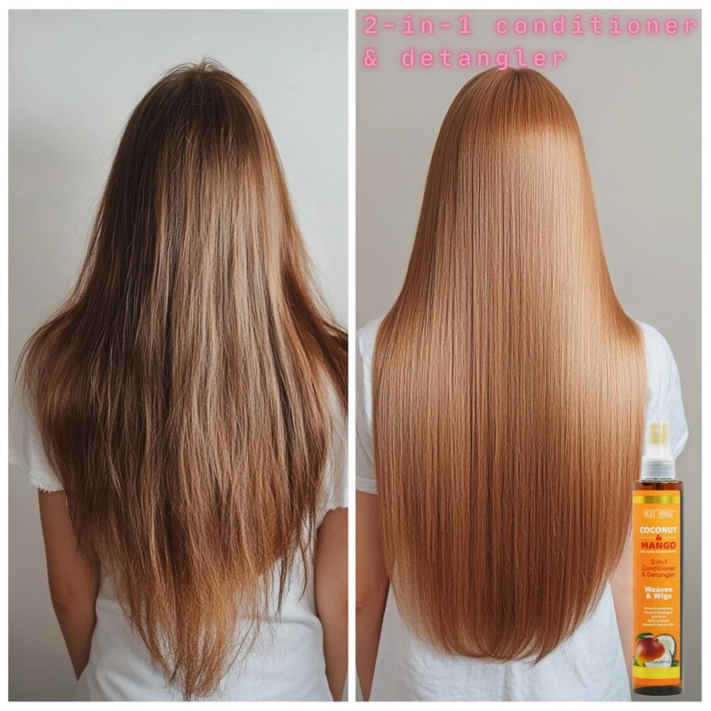 Next Image Coco-Mango 2-in-1 Conditioner & Detangler 4.5 oz
