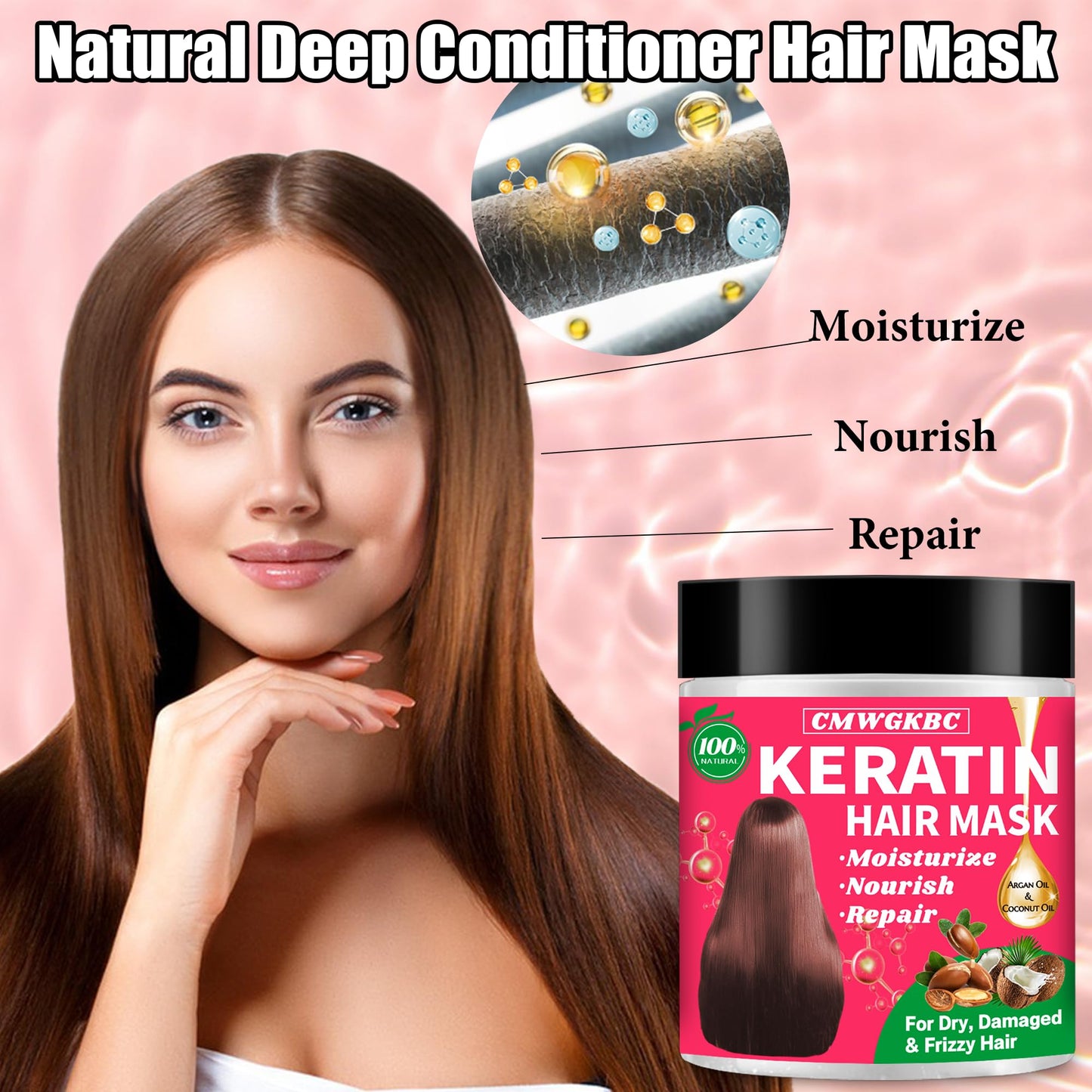 Deep Conditioning Hair Mask,Keratin Hair Treatment & Collagen Hair Mask