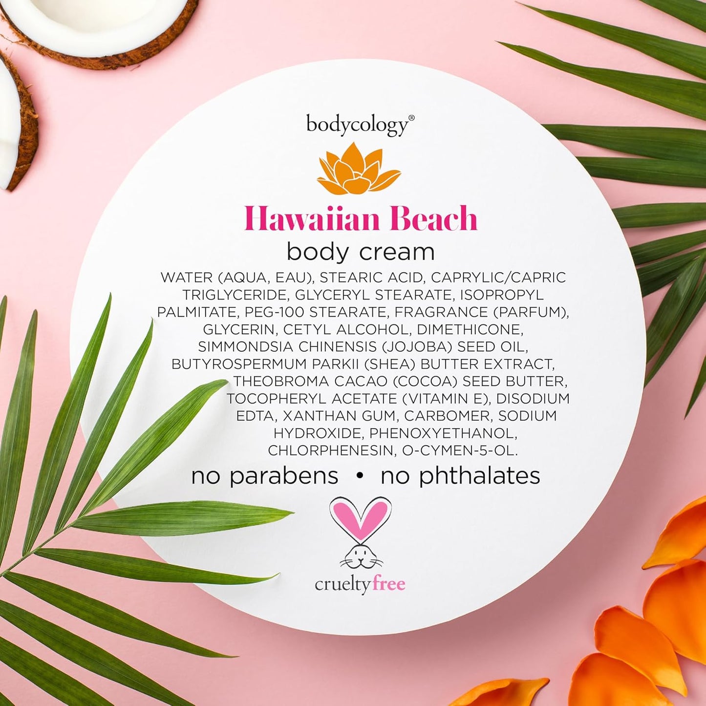 Shea Butter Body Cream - Hawaiian Beach Scent | 8 oz Moisturizer