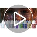 GADMLURY Rainbow Glint Holographic Roll-On Body Glitter Gel for Face & Hair