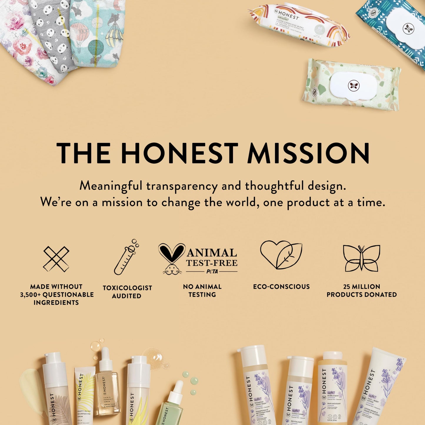 The Honest Company Diaper Rash Cream, Hypoallergenic, Cruelty-Free, 2.5 oz
