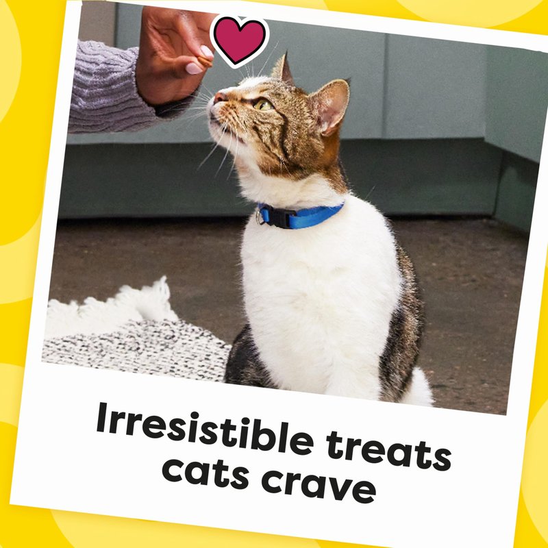 Temptations Cat Treats Classic Crunchy and Soft Cat Treats, Tempting Tuna Flavor, 30 oz. Tub