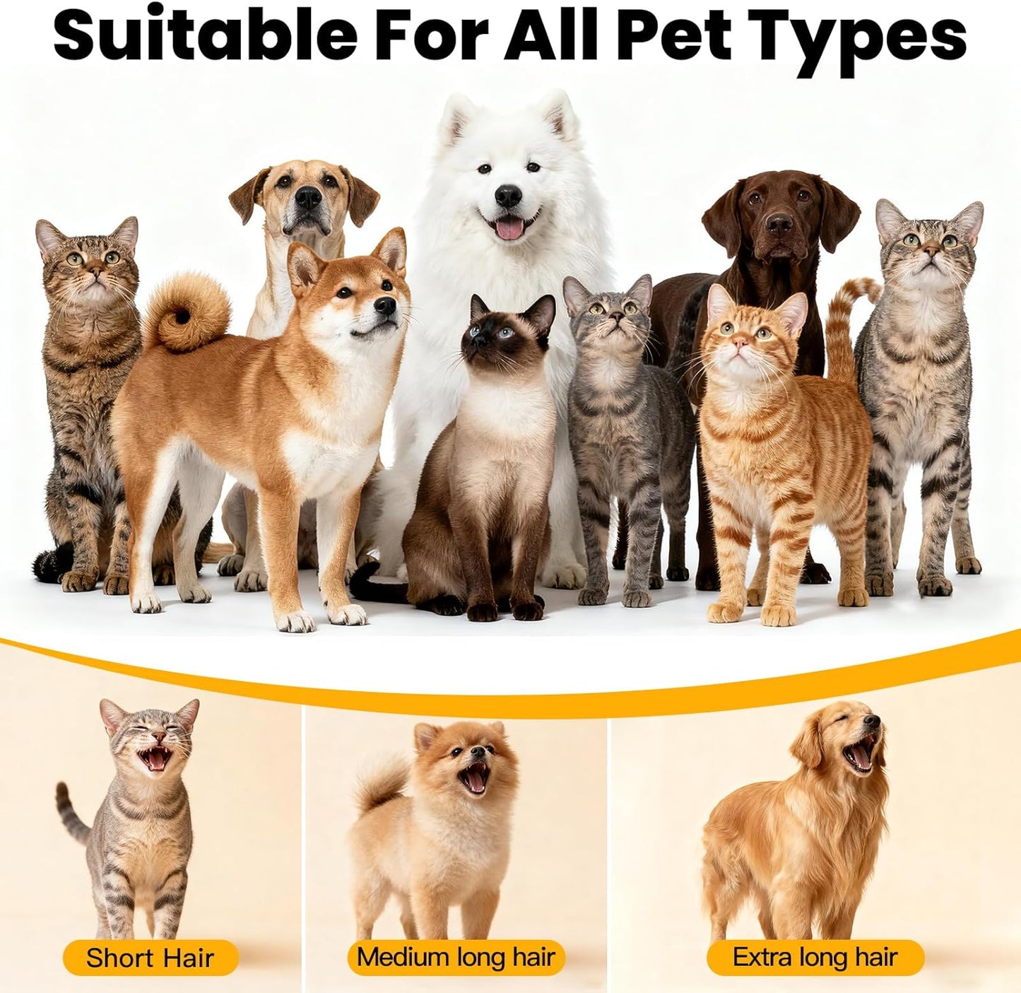 Dog Grooming Vacuum - All-in-One Pet Grooming Kit with Clipper & Low Noise Shedding Brush | PG01