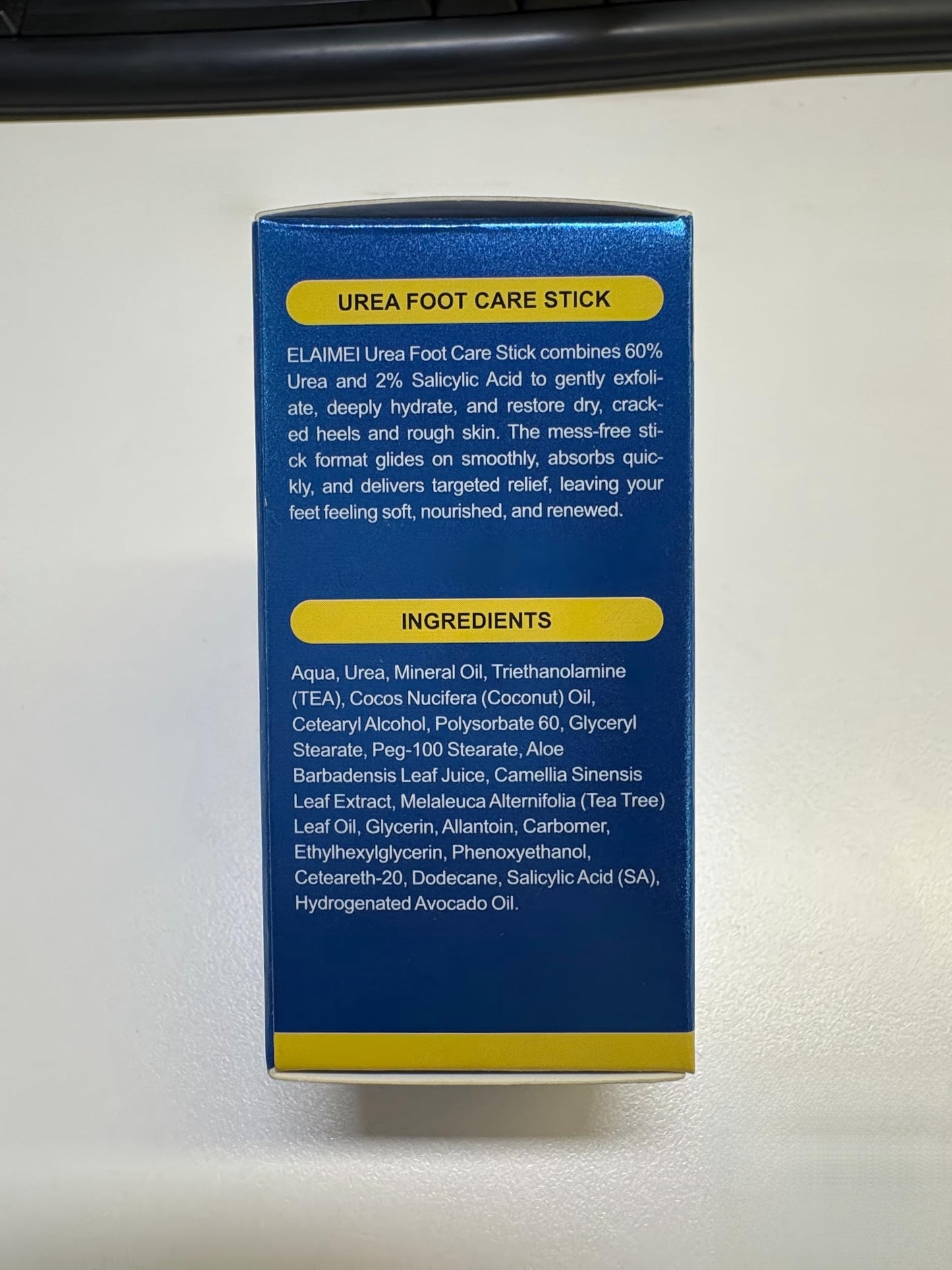 Taoscare 60% Urea Cream Stick with 2% Salicylic Acid, Maximum Strength Foot Care Balm, Callus Remover & Exfoliating Moisturizer for Dry Cracked Feet, Heels, Hands, Knees Elbow & Skin