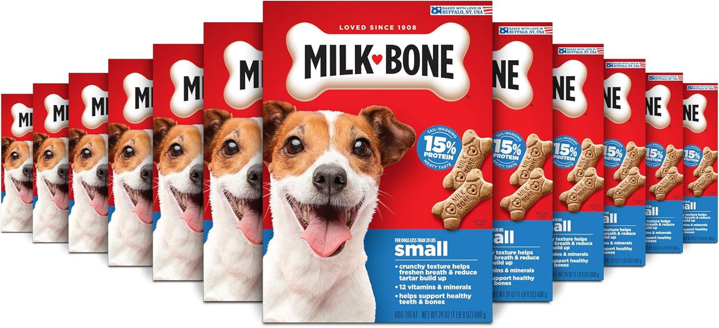 Milk-Bone Original Dog Treats - Crunchy Biscuits for Medium Dogs | 10 lb Bag