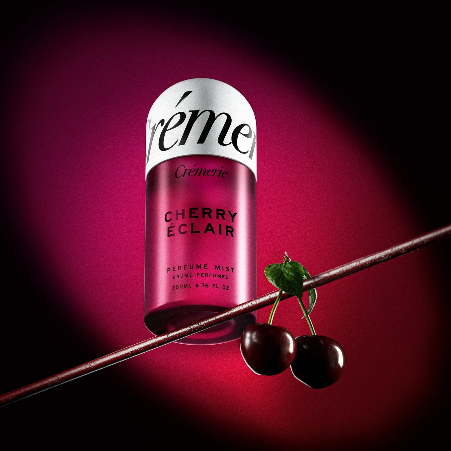 CREMERIE Perfume Mist Cherry Éclair Fruity Cherry Cream Body Mist Spray Hydrating Lightweight Fragrance for Women & Men 6.76 fl oz