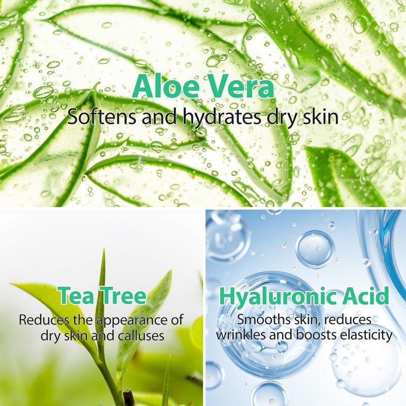 Urea Cream 40 Percent For Feet Maximum Strength,40% Urea Cream Plus 2% Salicylic Acid with Hyaluronic Acid,Tea Tree,and Aloe Vera for Foot and Hand - Deep Moisturizes,Callus Remover 3.53 oz