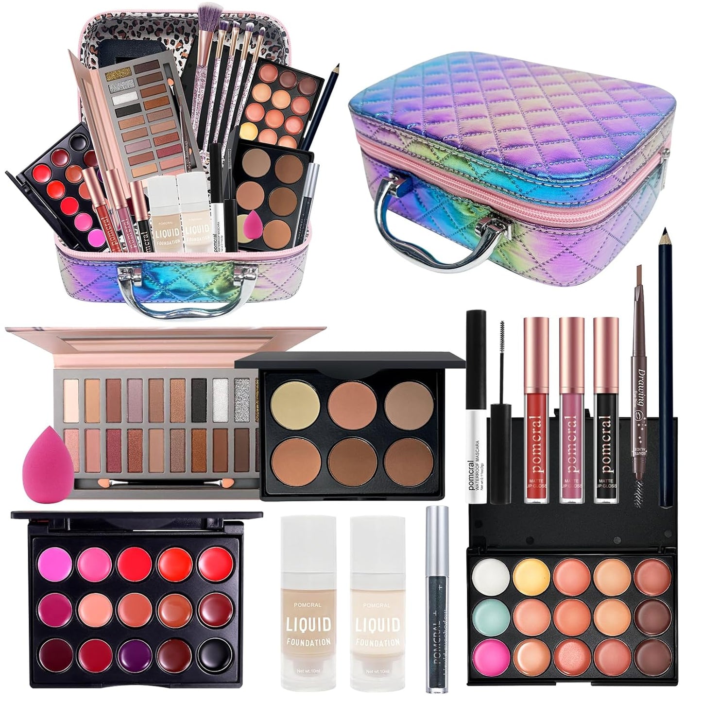 Travel Makeup Kit for Girls | Complete Makeup Set for Ages 5-12 - Perfect Gift for Beginners