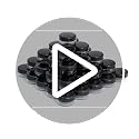 3 Gram Sample Containers with Black Lids - 100 Count by ZEJIA