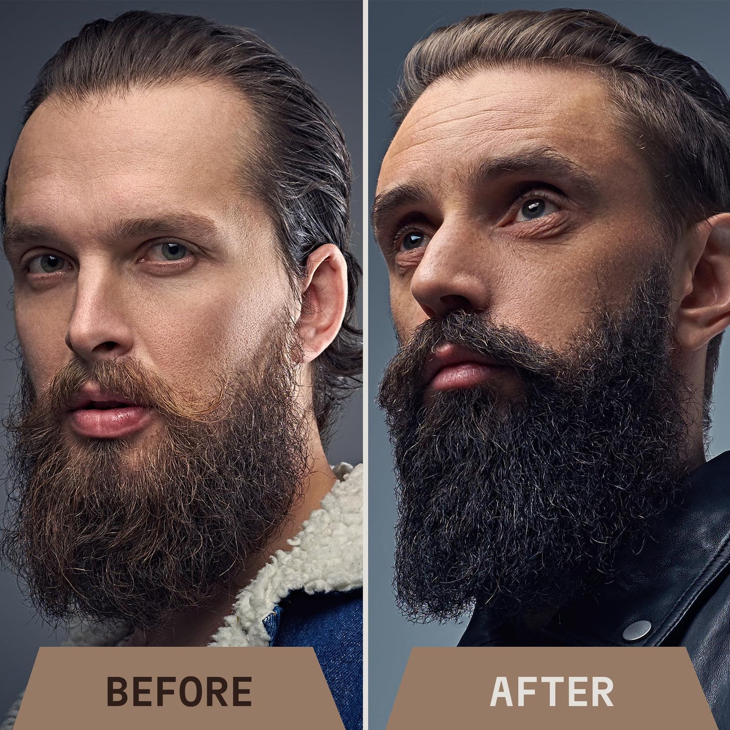 Striking Viking Beard Oil for Men - 2 Fl Oz, Pack of 2, Sandalwood - Nourishing Argan & Jojoba Oil Blend - Soothing Almond & Tea Tree Beard Conditioner - Promotes Fuller Facial Hair Growth