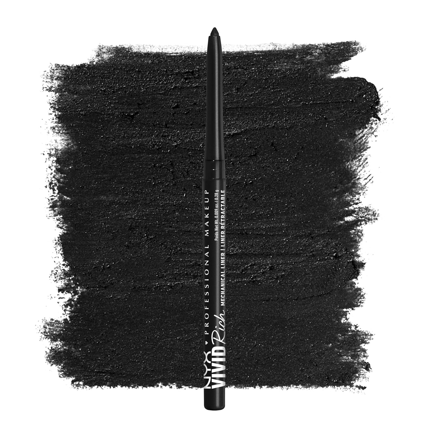 NYX Mechanical Eye Pencil - Vivid Deep Blue Retractable Eyeliner | Creamy Formula, Sapphire Bling