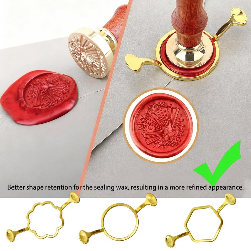 30Pcs Wax Seal Stamp Kit,Vintage Classic Sealing Wax Stamp Heads with Wooden Handle & Metal Wax Seal Molds, with Envelope Greeting Card, for Gift Wrapping,Wedding, Party Invitations & Wine Packaging