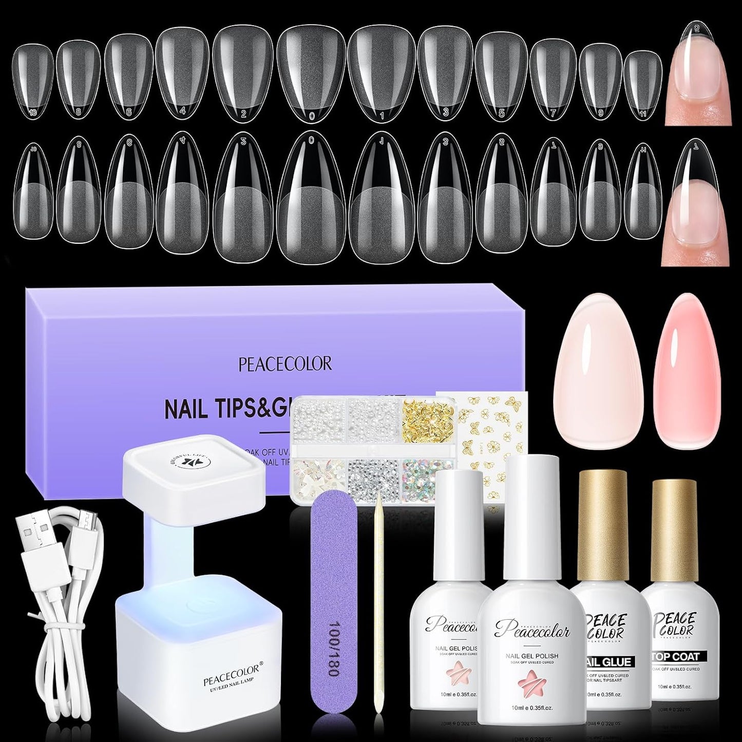 Mini UV Light for Gel Nails - Fast Curing LED Nail Lamp with 2 Timer Modes | Home Salon Essential