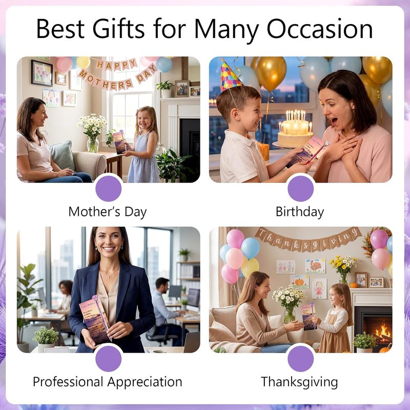 Diamond Ballpoint Pens Set - 24 Bulk Crystal Ink Pens with Bible Cards | Ideal Christian Gifts for Mothers & Sunday School