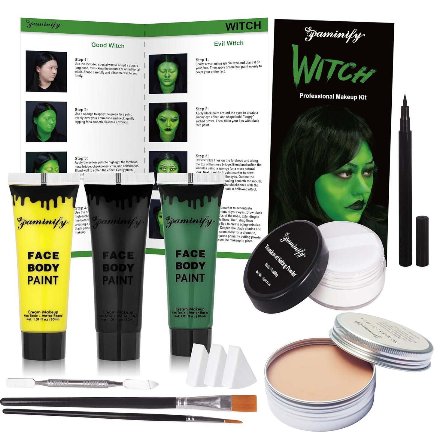 Bald Cap Kit - Complete SFX Makeup Set for Halloween & Cosplay | Professional Tools & Instructions