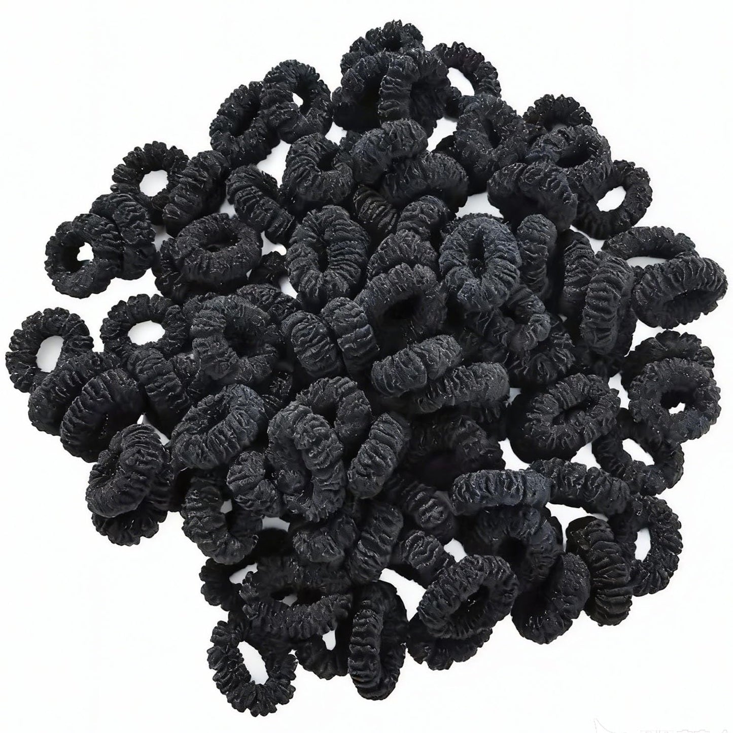 Multicolor Cotton Hair Ties - 500 PCS Soft No-Crease Baby Elastics | Gentle Hold for Kids & Toddlers