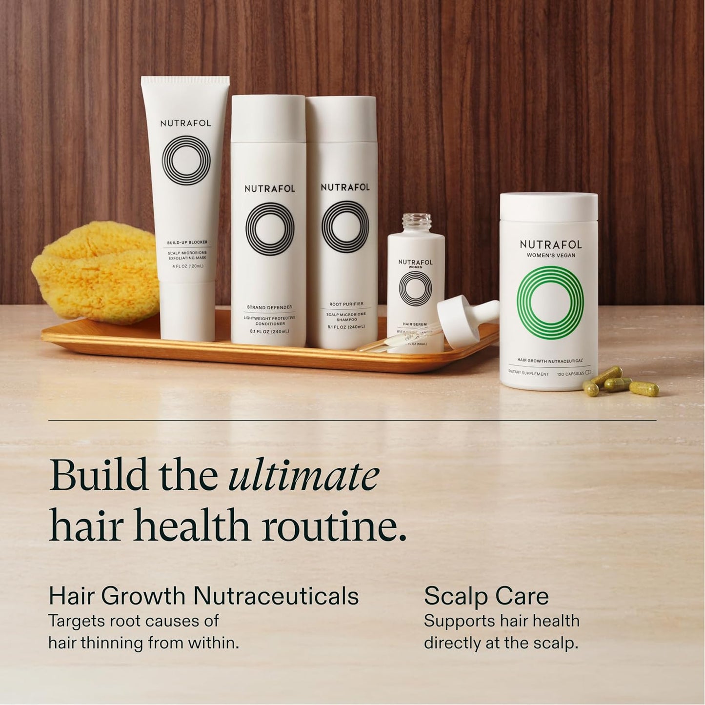 Nutrafol Shampoo - Hydrating Formula for Thinning Hair | Improves Volume, Strength & Texture
