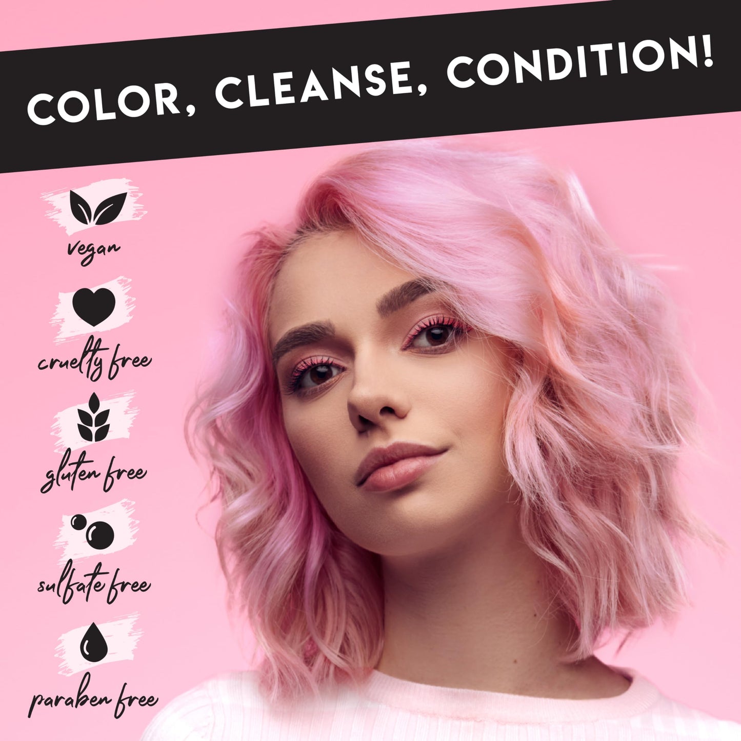 Color Lux Color Cleansing Conditioner, Lilac, 3-in-1 Color Depositing Formula, Vegan, Sulfate-Free, Paraben-Free, 8.25 oz