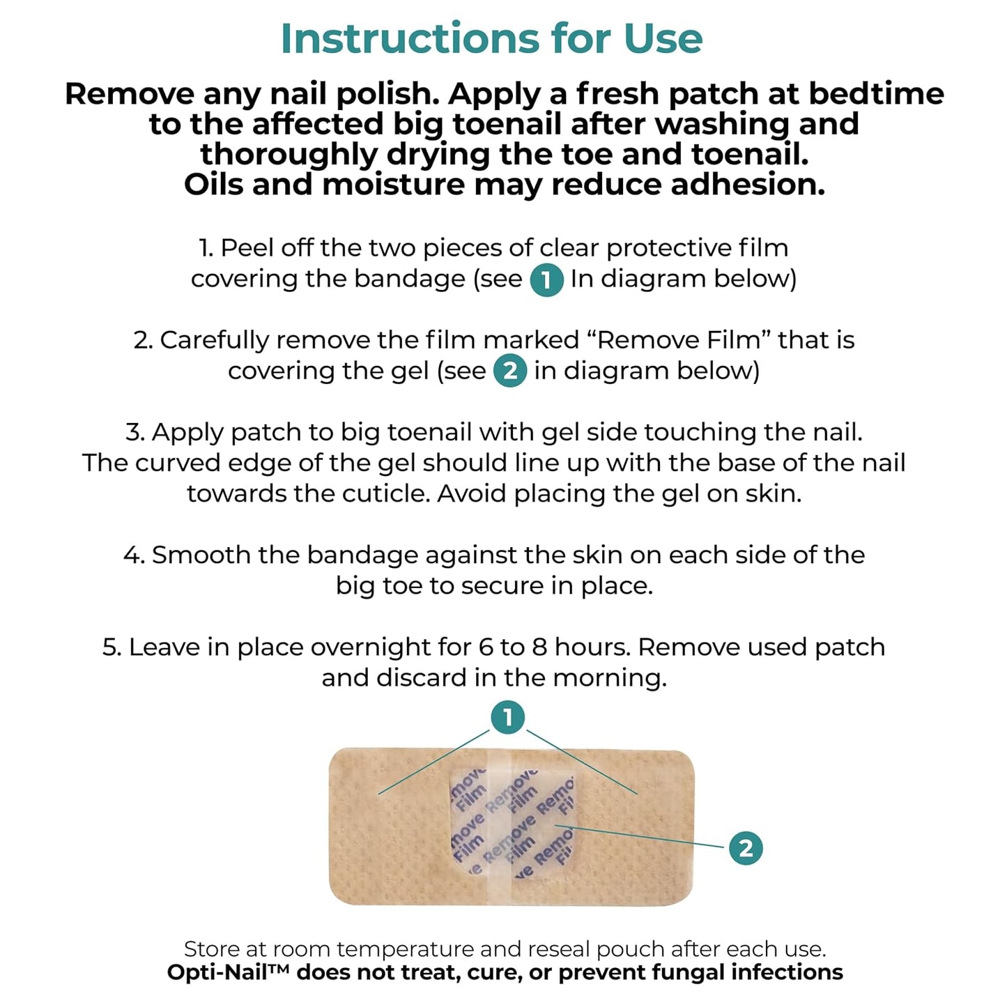 Opti-Nail Renewal Patches - Improve Nail Appearance Overnight | 21 Night-Time Patches