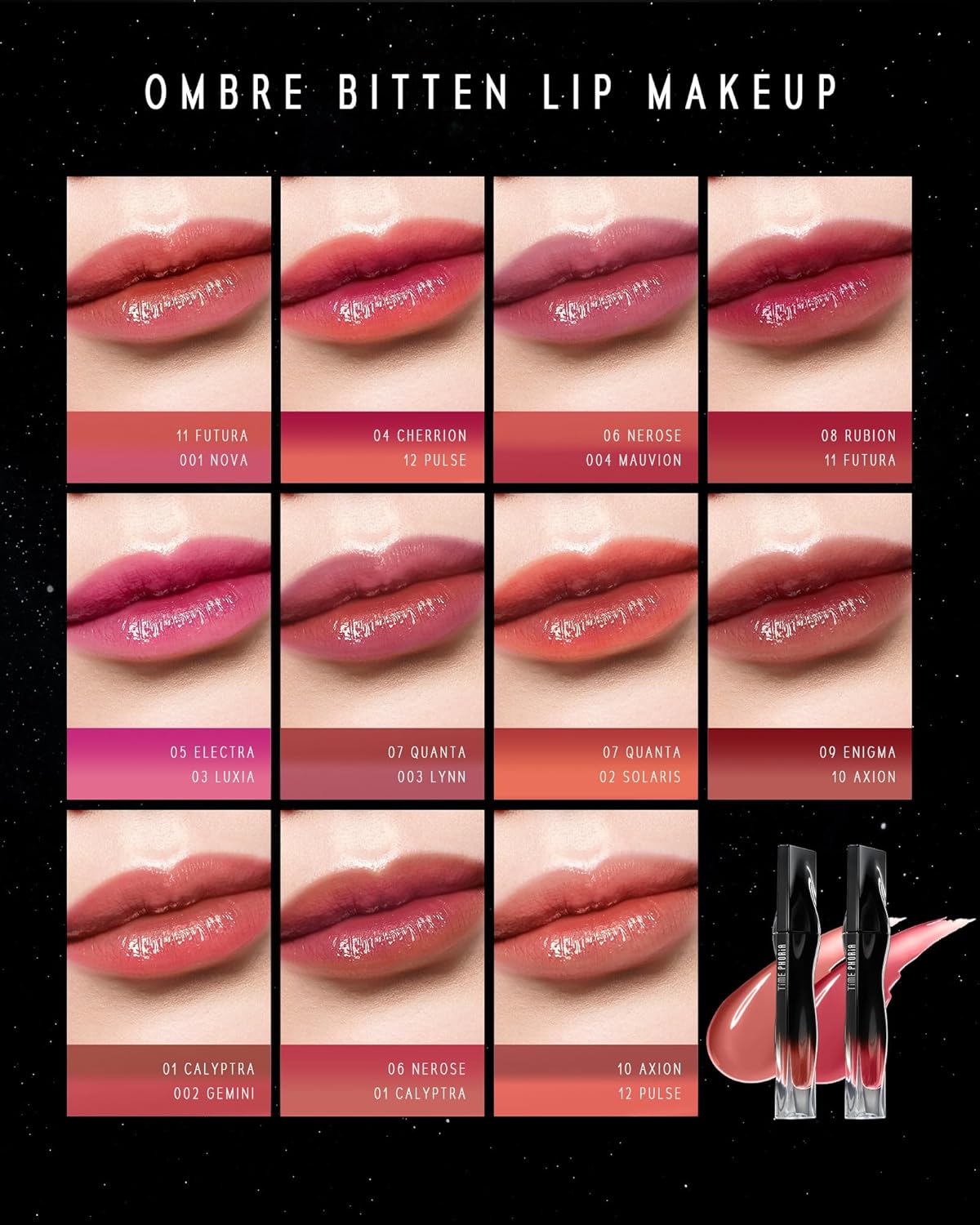 Stellar Dust Lip Stain 03 - Transfer-Proof Smudge-Proof Lip Gloss | Cool Tone Pink, Hydrating & Long-Lasting