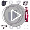 13-Piece Replacement Parts Set for 8 QT Electric Pressure Cooker