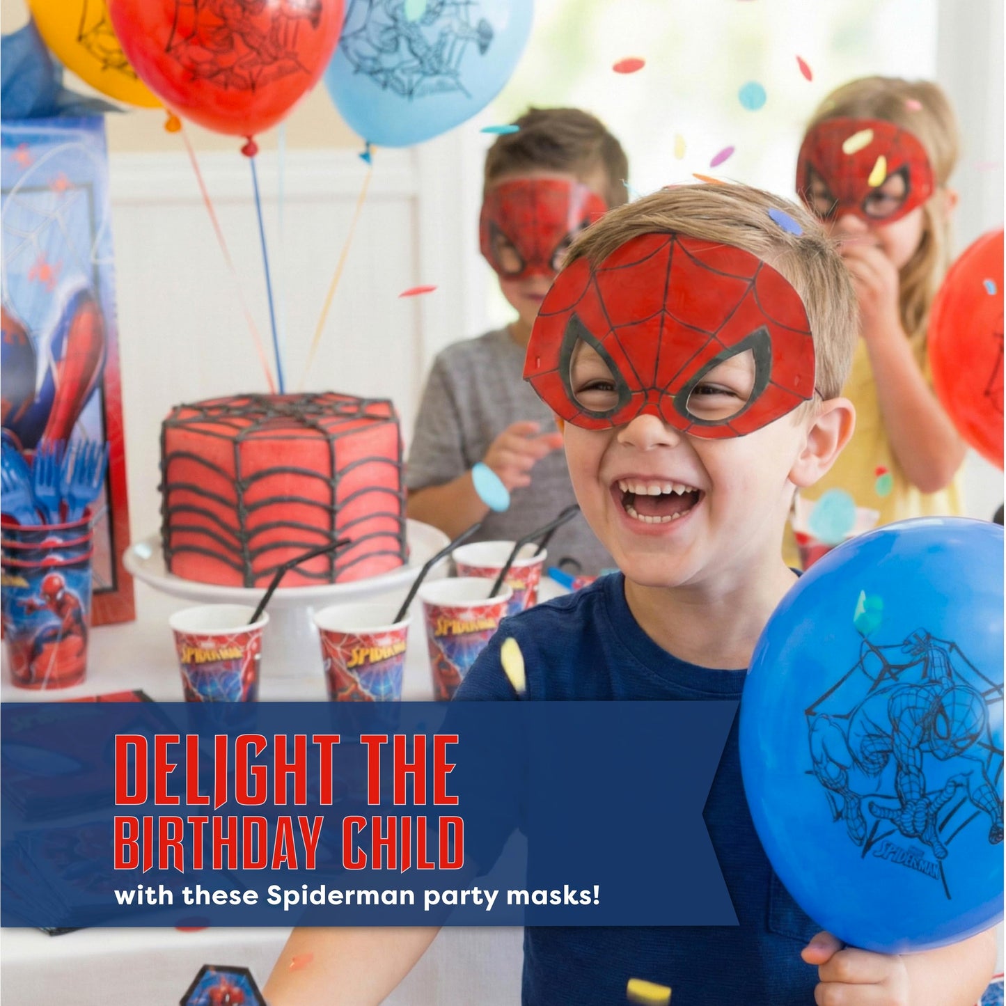 Unique Spiderman Party Favors and Birthday Decorations - Spider Man Masks - Officially Licensed (16)